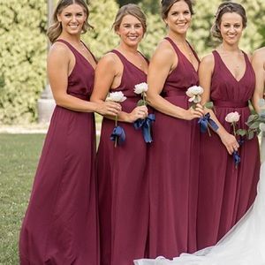 long chiffon dress with low crisscross back